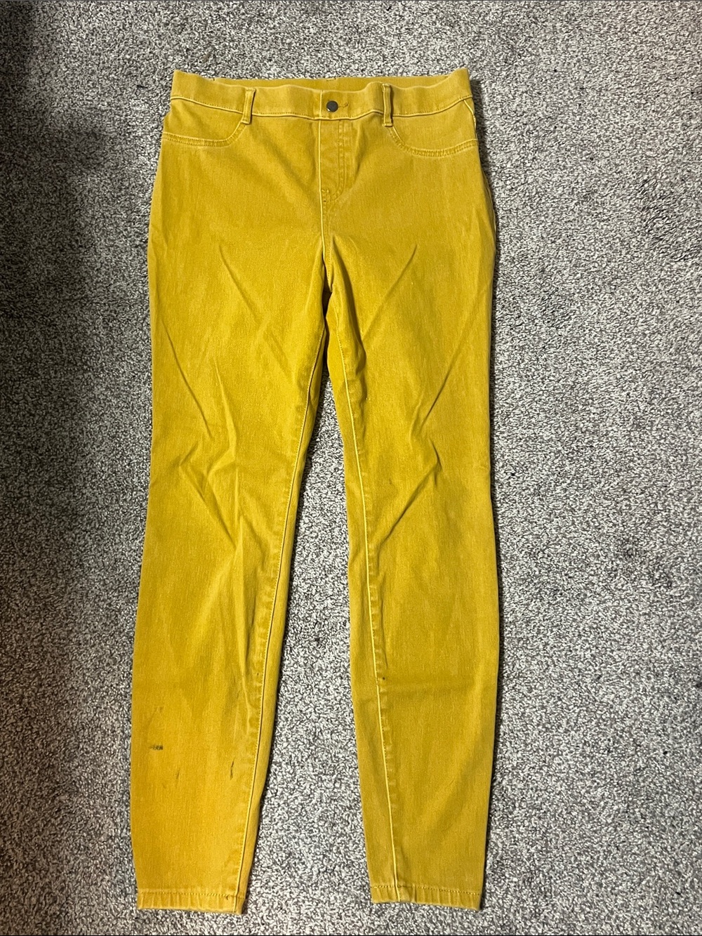 Time and Tru Mustard Yellow Skinny Jeans